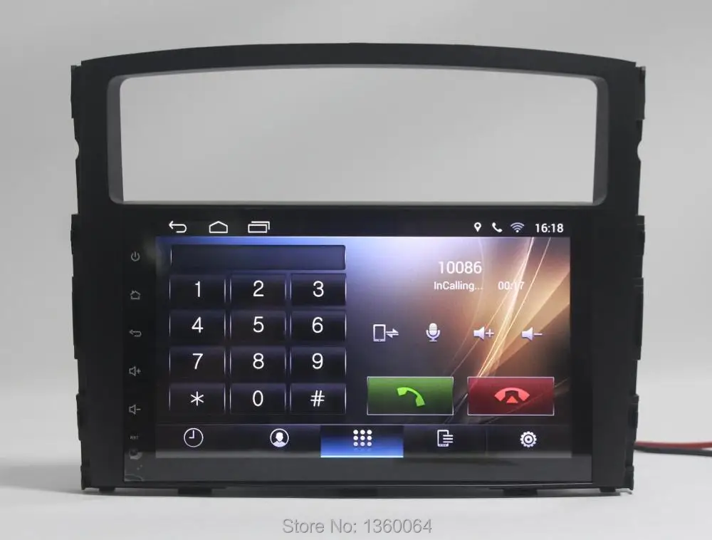Discount 2G RAM+16G ROM  9 inch Android 8.1 car dvd player for Mitsubishi Pajero car radio stereo gps navigation  Multimedia player 12
