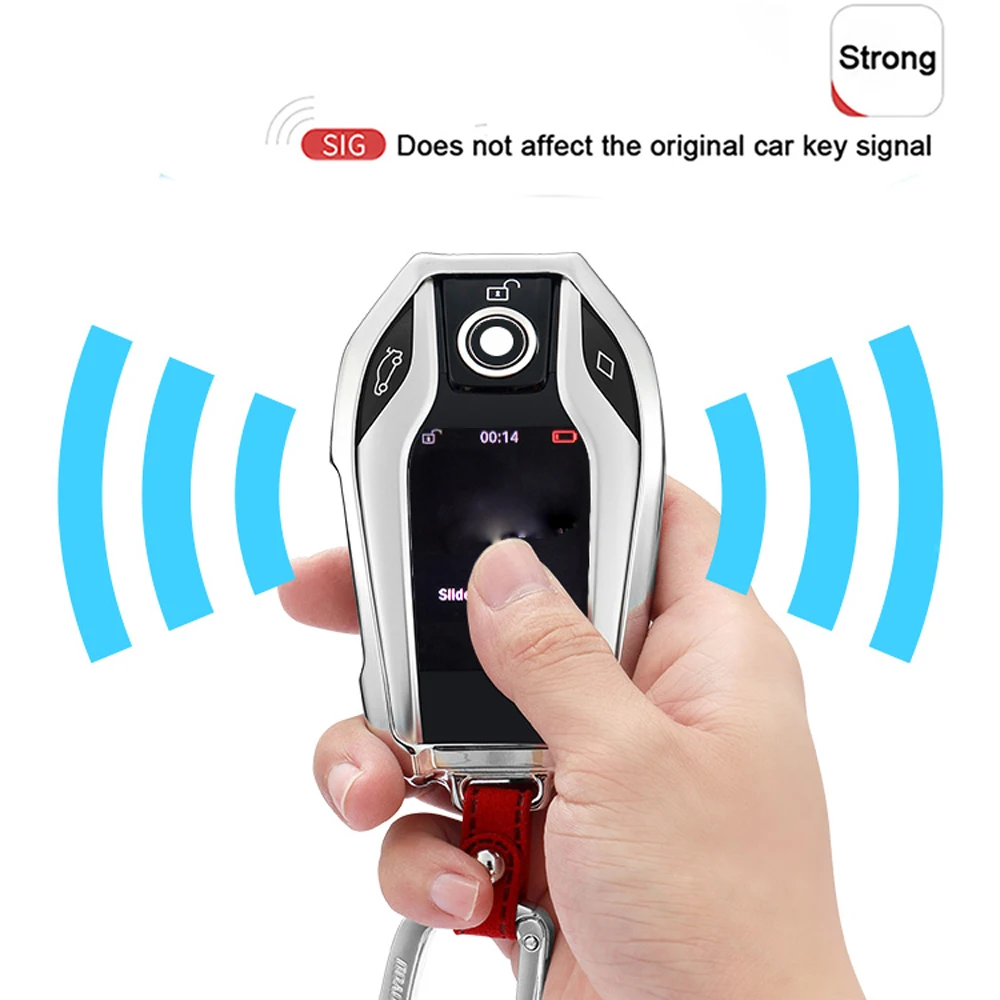 

Zinc AlloyLeather Key Case Cover For Bmw 2017 New 7 Series 730Li 740Li 750Li 760Li Protective Gift For Bmw Key Case Cover