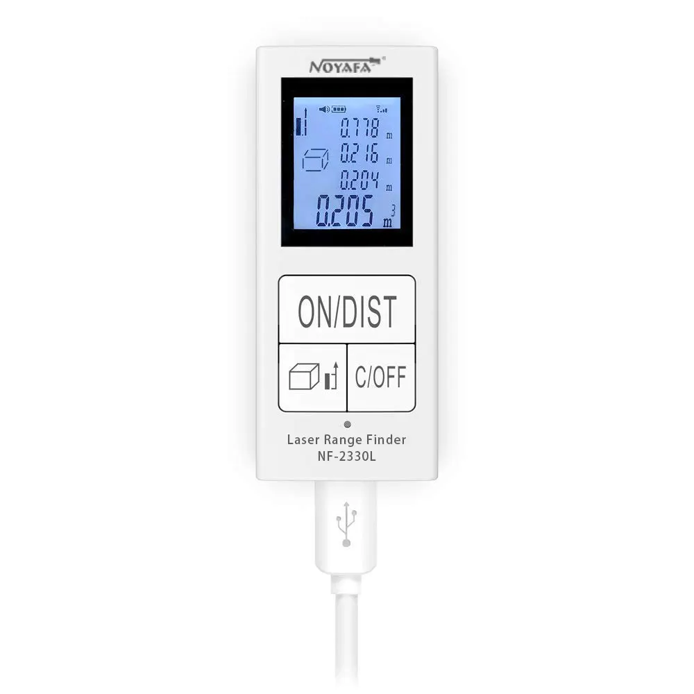 

NOYAFA NF-2330L Laser Measurement Mini Laser Distance Meter Handled Measuring Instrument Rechargeable