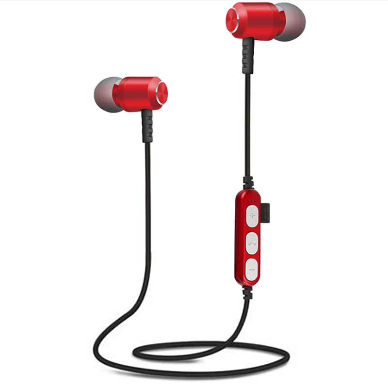 LWHWZT T15 Bluetooth 5 0 Headphones Sport Magnetic Headset Music TF Card Slot Earbuds Wireless With Mic Earphone For Meizu Live