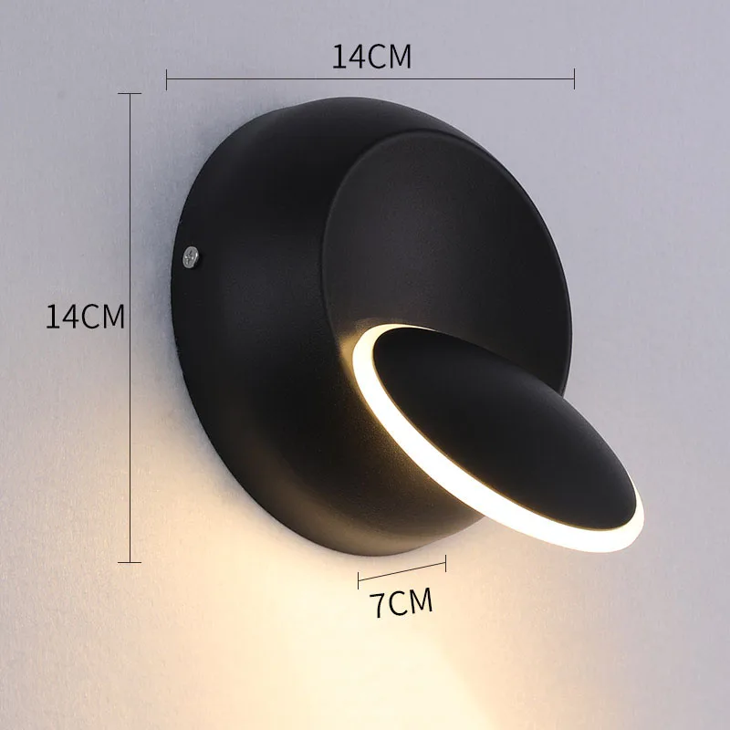 

Verllas 360 degree rotation adjustable bedside Wall light Wall Lights lamp for home Bedroom bedside living room staircase aisle