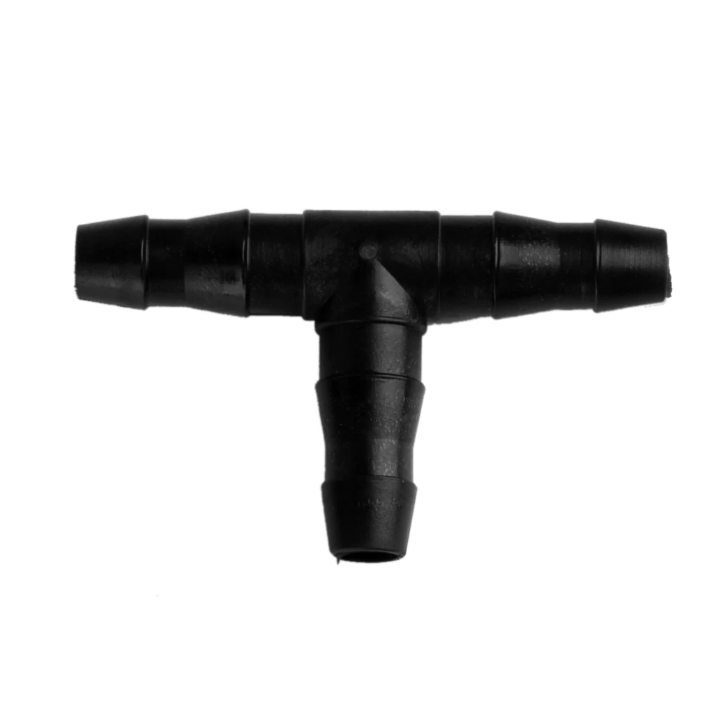 20pcs 4/7 Irrigation Ploy Tee Pipe Barb Hose Fittings Joiner Drip System garden greenhouse sprinkler irrigation 3mm