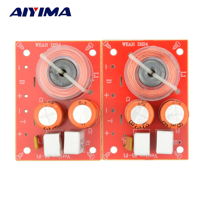 Aiyima 2 шт способ блок Hi Fi аудио динамик делитель частоты стерео кроссовер