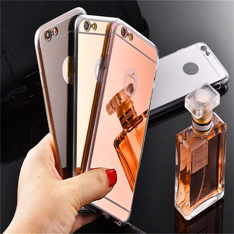 

PAWPAW Mirror phone case TPU case for iphone 7 case iphone 6 6s x shell
