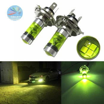 

2pcs Golden Yellow 3000K H4 20-SMD LED Projector Bulbs For Single Function Headlight bulb Automobile Fog Light 6000 K 12000 lm