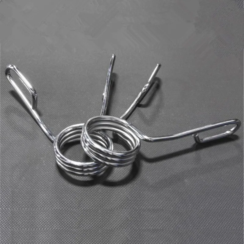 

2Pcs/lot 50MM Olympic Spring Collars for OB 60 72 86 Olympic Barbell Collars Spring Barbell Collars Weightlifting Bar Collars