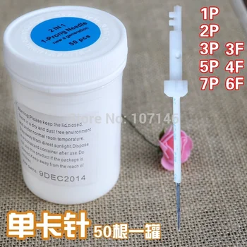 

50pcs/lot Tattoo Machine Tool Makeup Eyebrow Needles Permanent Sterilized Needles for Makeup Pen Accessory SN03