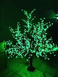 Рождество новый год под цветущей Сакурой 1024 шт. зеленый светодиод лампы 1.8 м/6ft высота 110/220vac непромокаемые Открытый Применение