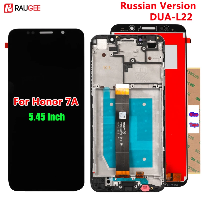 Скидка Для huawei Honor 7A ЖК дисплей сенсорный экран новый дигитайзер сборка Замена для huawei Honor 7A Русская версия DUA L22 5,45