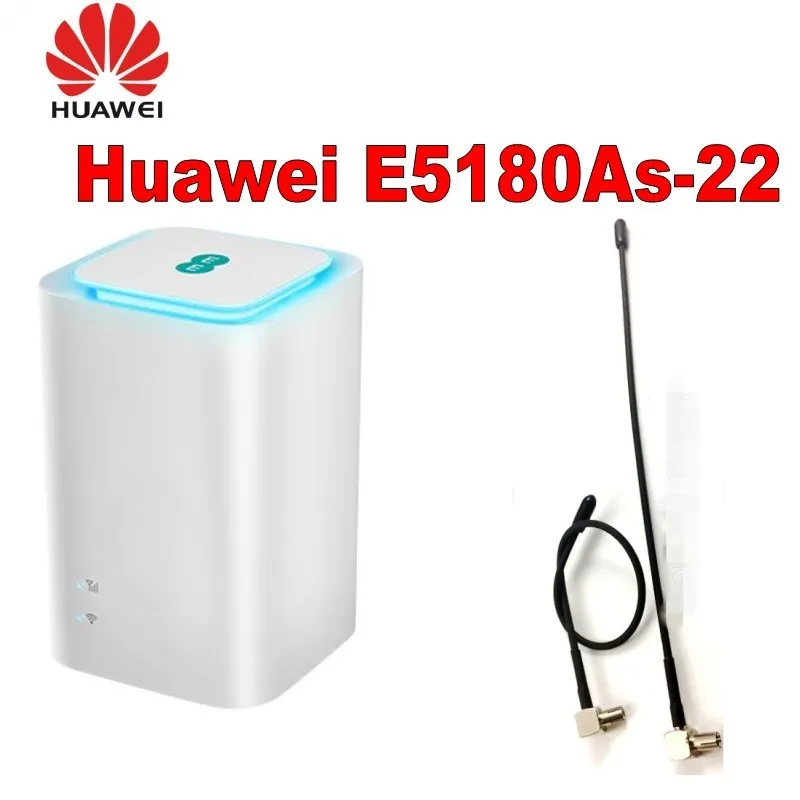 Huawei E5180-LTE Cube-huawei E5180As-22 CPE LTE маршрутизатор 150 Мбит/с LAN+ 2 шт антенна