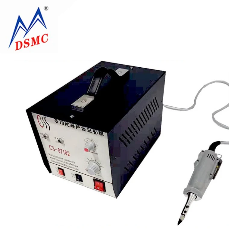 

Ultrasonic cutter machine for fabric