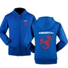 New Fashion Abarth Car Logo Sweatshirt Hoodies Men Hoody Spring Autumn Fleece Cotton Zipper Jacket HipHop Harajuku Male Clothing 2