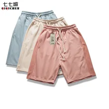 Мужские хип-хоп Шорты для женщин Фирменная Новинка одноцветное Шорты для женщин Street Wear Мода хлопок свободные эластичный пояс Пот Шорты для женщин 3 цвета