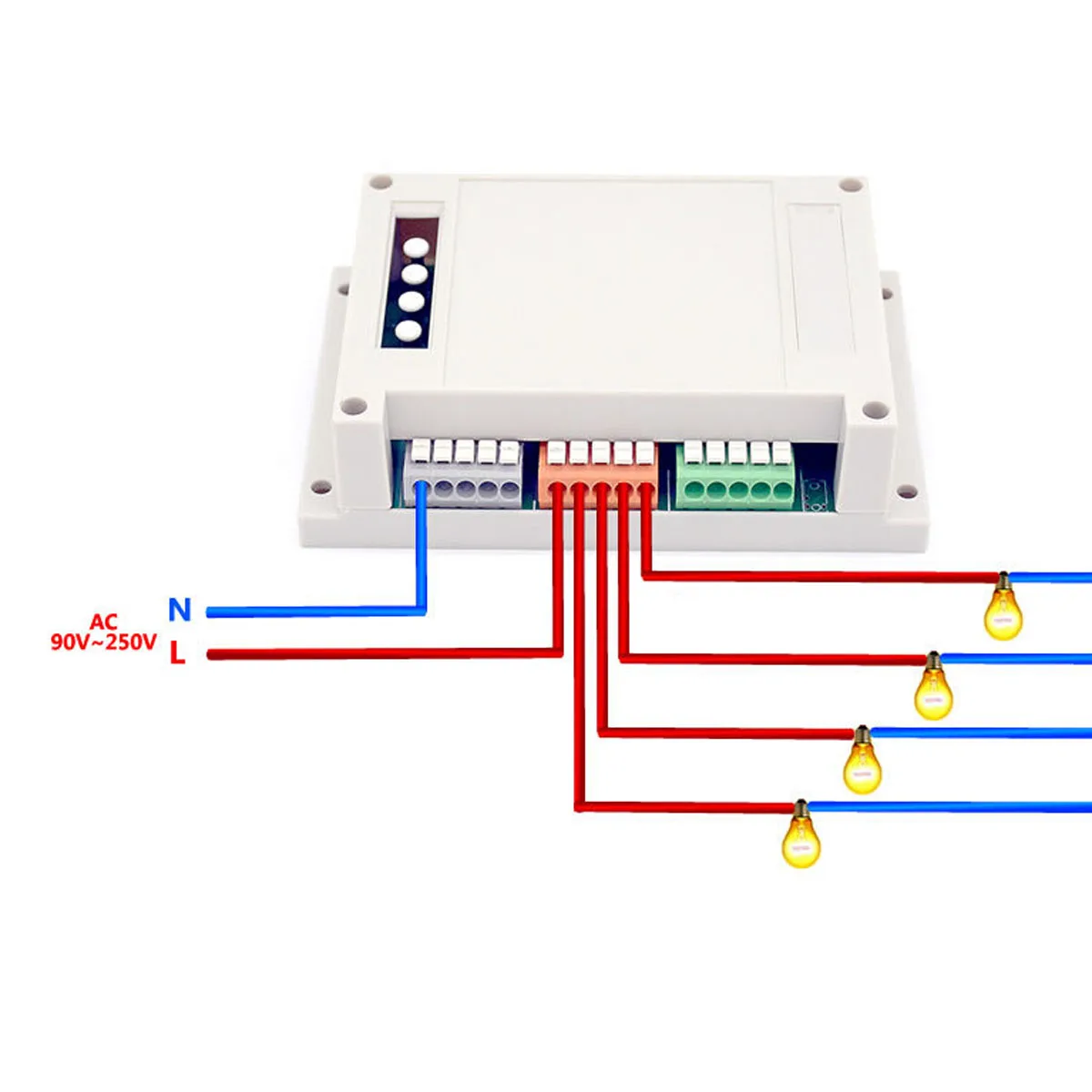 SONOFF 4CH R2 Wifi умный переключатель дистанционного управления 2 4G бытовая техника