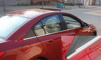 

Auto Part Accessories Window Chrome Molding Trim Accent Fit For Chevrolet Cruze Far end 2 short pieces