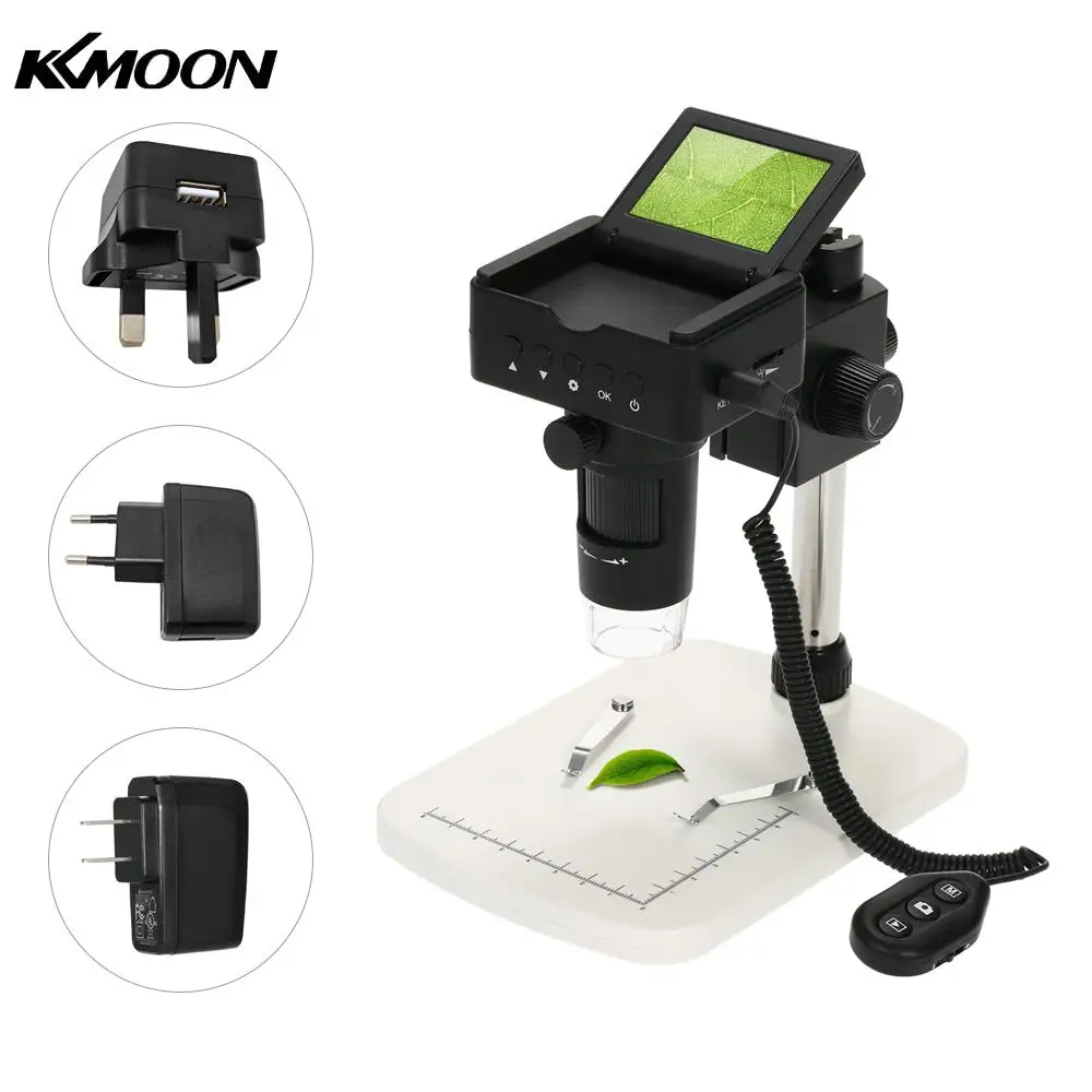 

10X-220X Digital Microscope 2.4" LCD 1080P Full HDMI HDMI/AV/USB Output 3.0MP LED Magnifier with Adjustable Stand