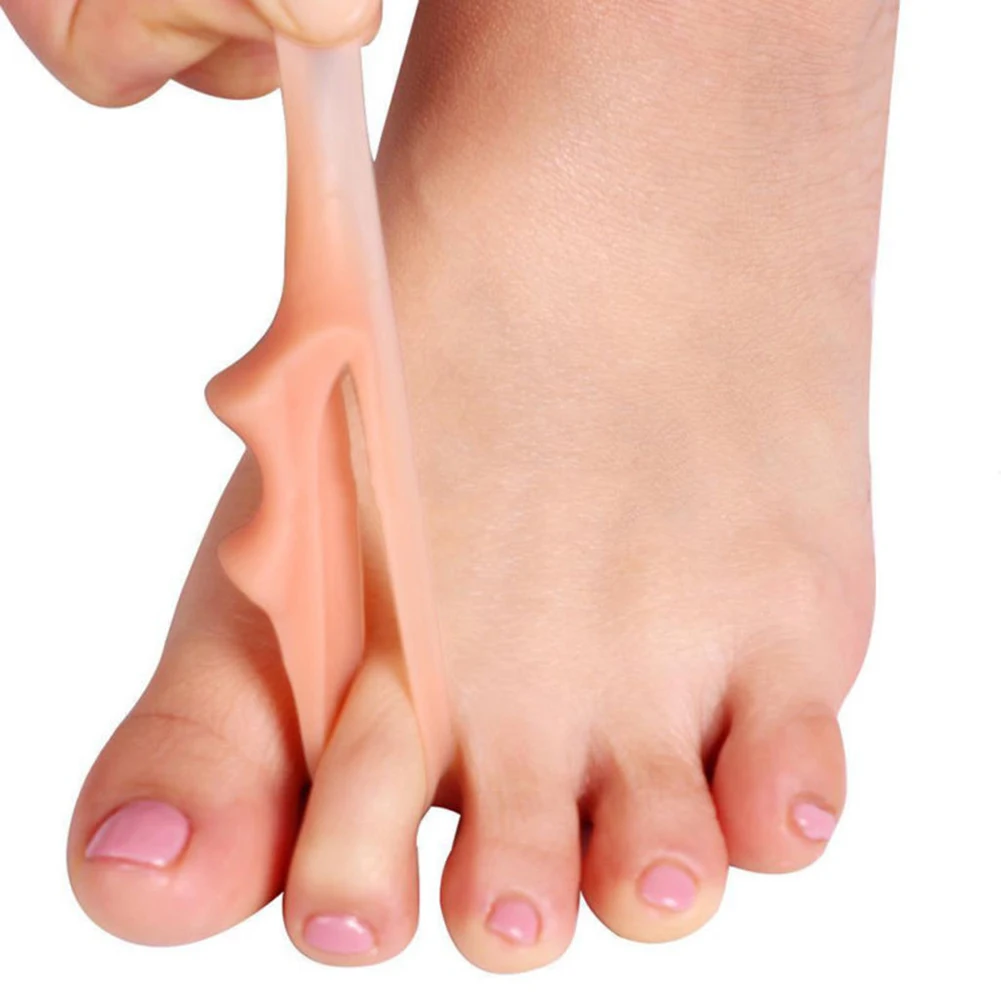 Gel Toe Separator Straightener Bunion Spacers Corrector Hallux Valgus Relief Massage& Relaxation New