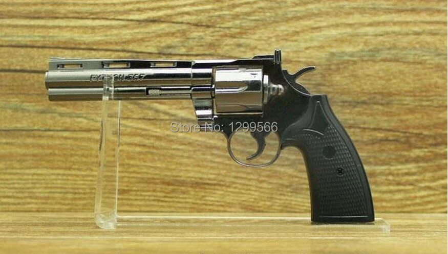 

Free Shipping Bigger size Clear acrylic pistols holder gun display stand shoes display stand gun holder rack desktop