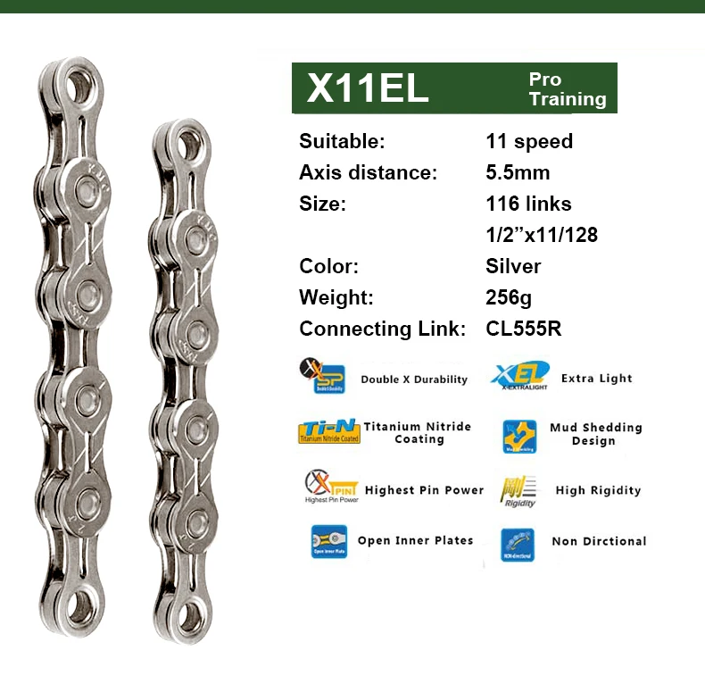 Perfect KMC Chain 116 Links 8/9/10/11 Speed Bike Chain With Missing Connect Link Silver Gold Golden Light MTB Road Racing Bicycle Chain 19