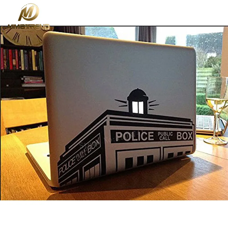 Mimiatrend Police Box Doctor Who Removable Vinyl Decal Sticker Skin for Apple Macbook Pro Air Mac 11.6 11&quot 13&quot 13.3 15 15.4 inch |
