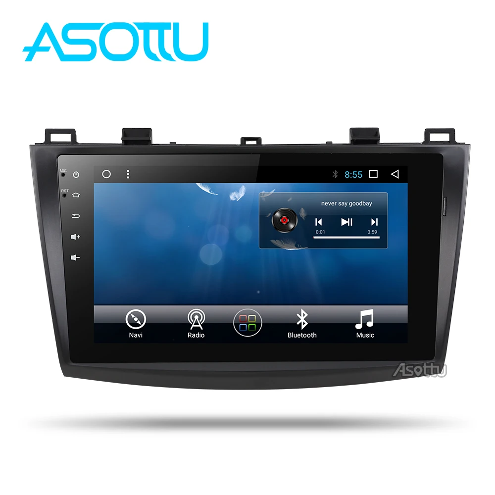 Cheap Asottu MMZD9081 android 8.1 car dvd for MAZDA 3 9 inch Touch Screen Octa-core gps navigation car gps player Multimedia Stereo 2