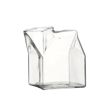 250 мл термостойкий boroslate Творческий один слой стакан для молока ручной работы выдувного квадратного молока мешок