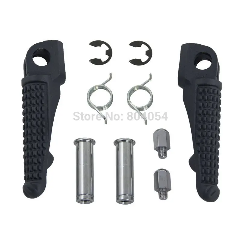 

Front Footrest Foot Pegs For Kawasaki NINJA ZX6R ZX9R ZX10R Z1000 ZX-6R Black