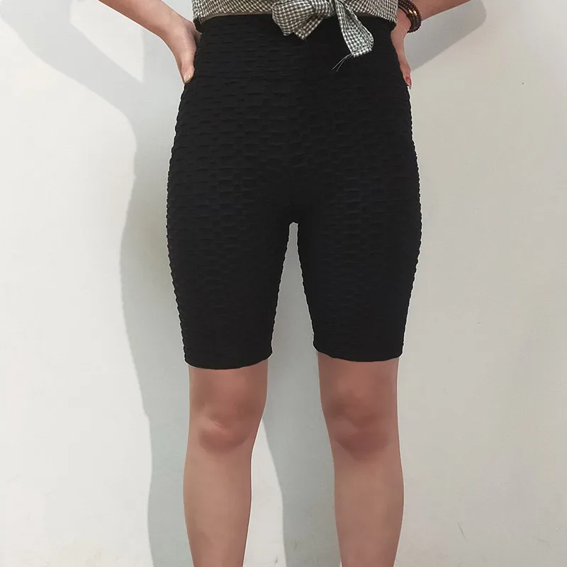 2019 Women's breathable tight-fitting sports shorts ladies sexy sweat-absorbent hip-fighting yoga gym running shorts 40J21 (12)