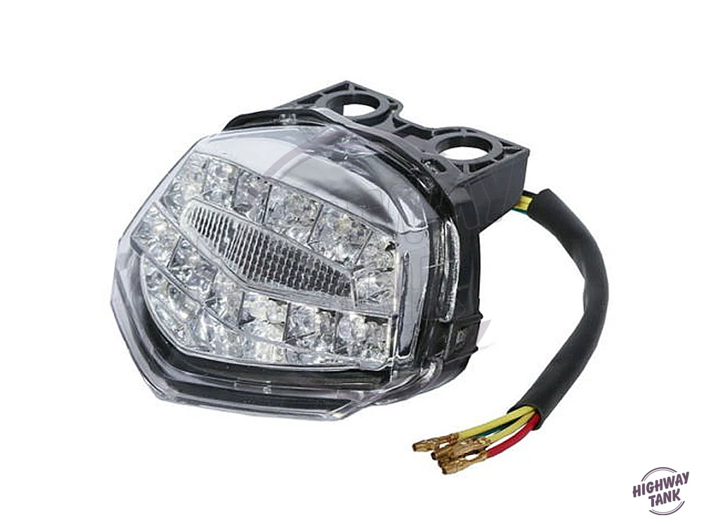 

Clear LED Motorcycle Brake Light Turn Signal Taillight Moto Rear Lighting case for KAWASAKI NINJA 250R 2008-2012