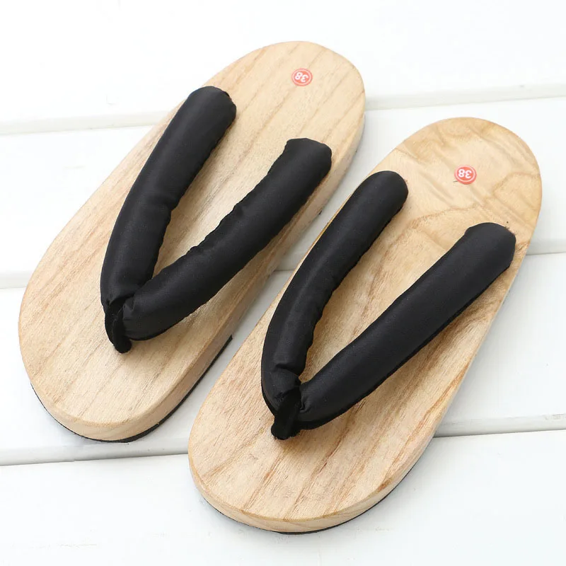 Г. Женские сабо Geta в японском стиле сандалии гэта деревянные Вьетнамки Нескользящие модные шлепанцы Geta Clog подходящая домашняя обувь