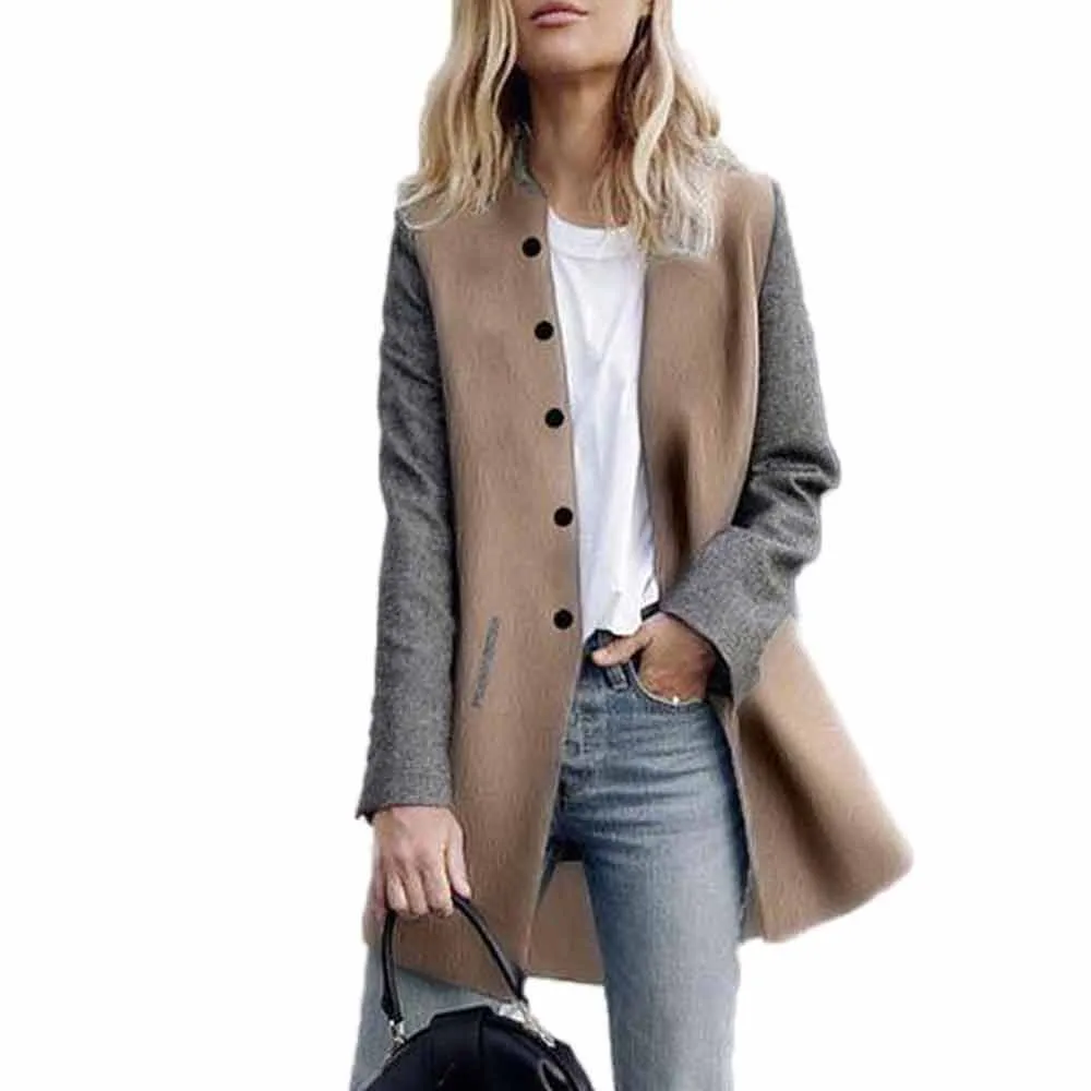 

FREE OSTRICH Clothes coat Women Winter Casual Long Sleeve Cardigan Jacket Lady Coat Jumper Knitwear Coats and Jacket women coat