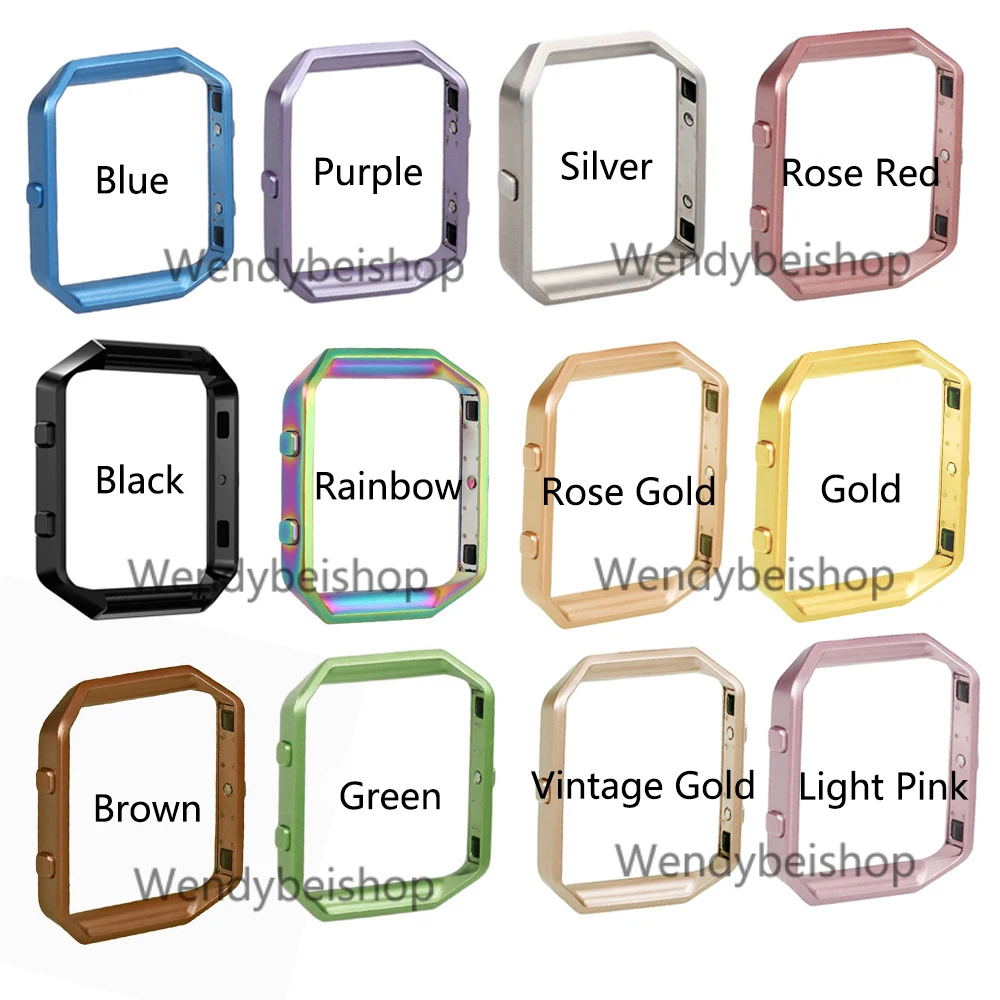 

Replacement Stainless Steel Frame Holder Case Cover Shell Metal Frame Bezel For Fitbit Blaze Activity Tracker Smart Watch Band