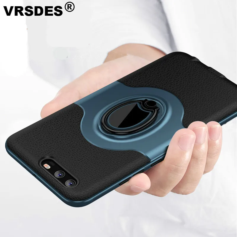 

VRSDES Luxury Case For Huawei P10 Lite P10 Plus Magnetic Car Holder Ring Stand Cover For Huawei P10 Plus lite P10lite Armor Case