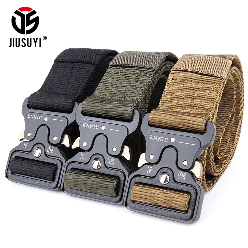 KODENOR Taktischer Gürtel Nylon - Schnellspanne Mit MOLLE System Für Airsoft & Outdoor