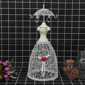 

Creative Resin Crafts Necklace Model Stand Earrings Display Stand Jewelry Hanging Stand Holder Bracelet Shelf for Decoration