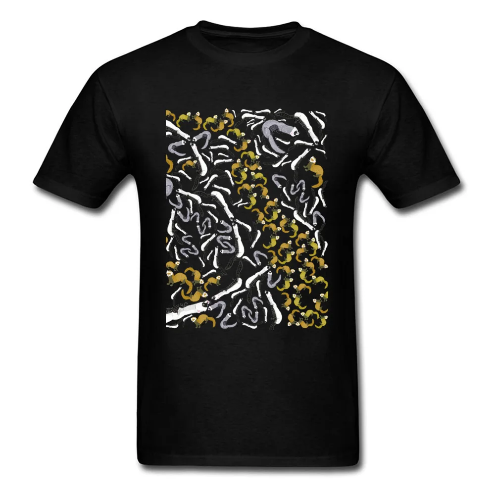 Tops T Shirt Ferret world Pattern Summer Autumn Short Sleeve Pure Cotton Round Neck Men Top T-shirts Normal Tee-Shirt Hip Hop Ferret world Pattern black