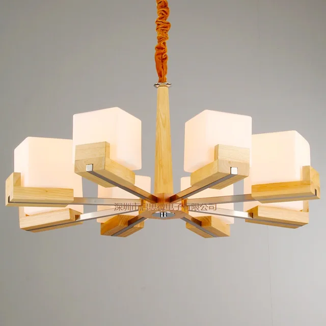 Modern Nordic Retro Wooden Chandelier Lighting Vintage Loft Antique Modern Nordic Retro Wooden Chandelier Lighting Vintage Loft Antique wood Pendant Hanging Lamp Glass Home Lighting - Modern Nordic Retro Wooden Chandelier Lighting Vintage Loft Antique