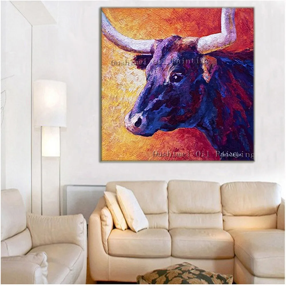 HandPainted_Modern_Wall_Abstract_Character_Pictures_On