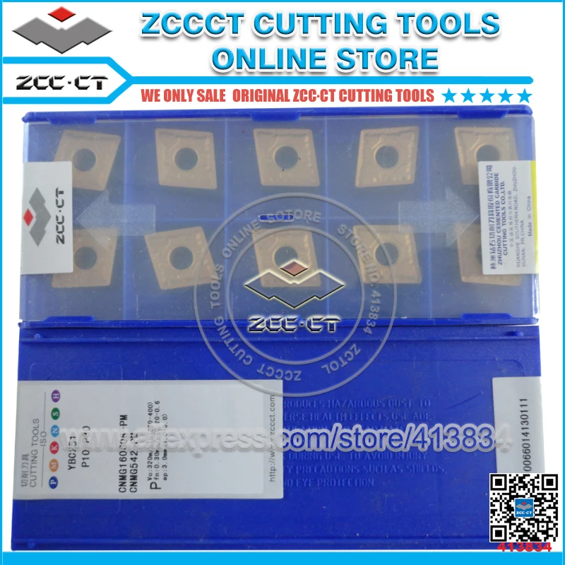 

10pcs ZCC CNMG 190608-PM YBC251 CNMG190608-PM CNMG190608 CNMG642-PM zcc.ct indexable lathe tool cutter for steel