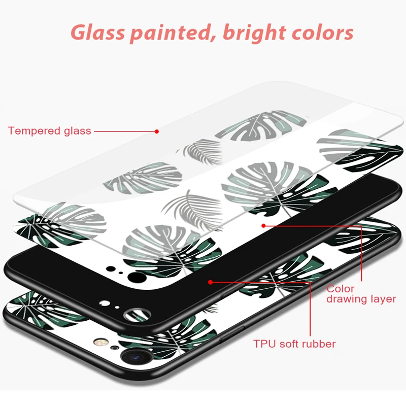 Зеркальный чехол из закаленного стекла для iPhone XS MAX XR 8 7 6 6S Plus|Бамперы| |