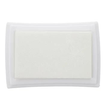 

HOT-7.2 x 5.2 x 2.1 cm Teachers Ink Stamp and Pad Kids Toy - White