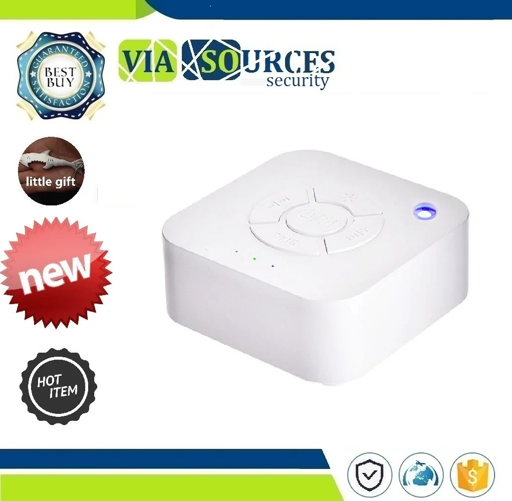 

Sleeping & Relaxation For Baby Adult Office Travel White Noise Machine USB Rechargeable Timed Shutdown Sleep Sound Machine
