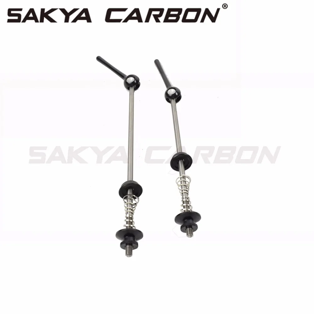 

Titanium Skewers with road carbon Wheel Skewers suit for road hub