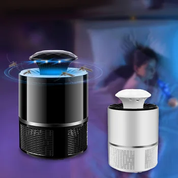 

Behogar USB Mosquito Trap Light Insect Fly Lamp Bug Zapper Anti Mosquito Killer Catcher for Home Kitchen Bedroom Garden Patio
