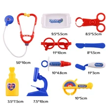 Детская игрушка «Доктор», набор имитаций врача для мальчиков и девочек, ролевые игры, игрушка для доктора, аптечка, игровой домик, инструмент для имитации инъекций