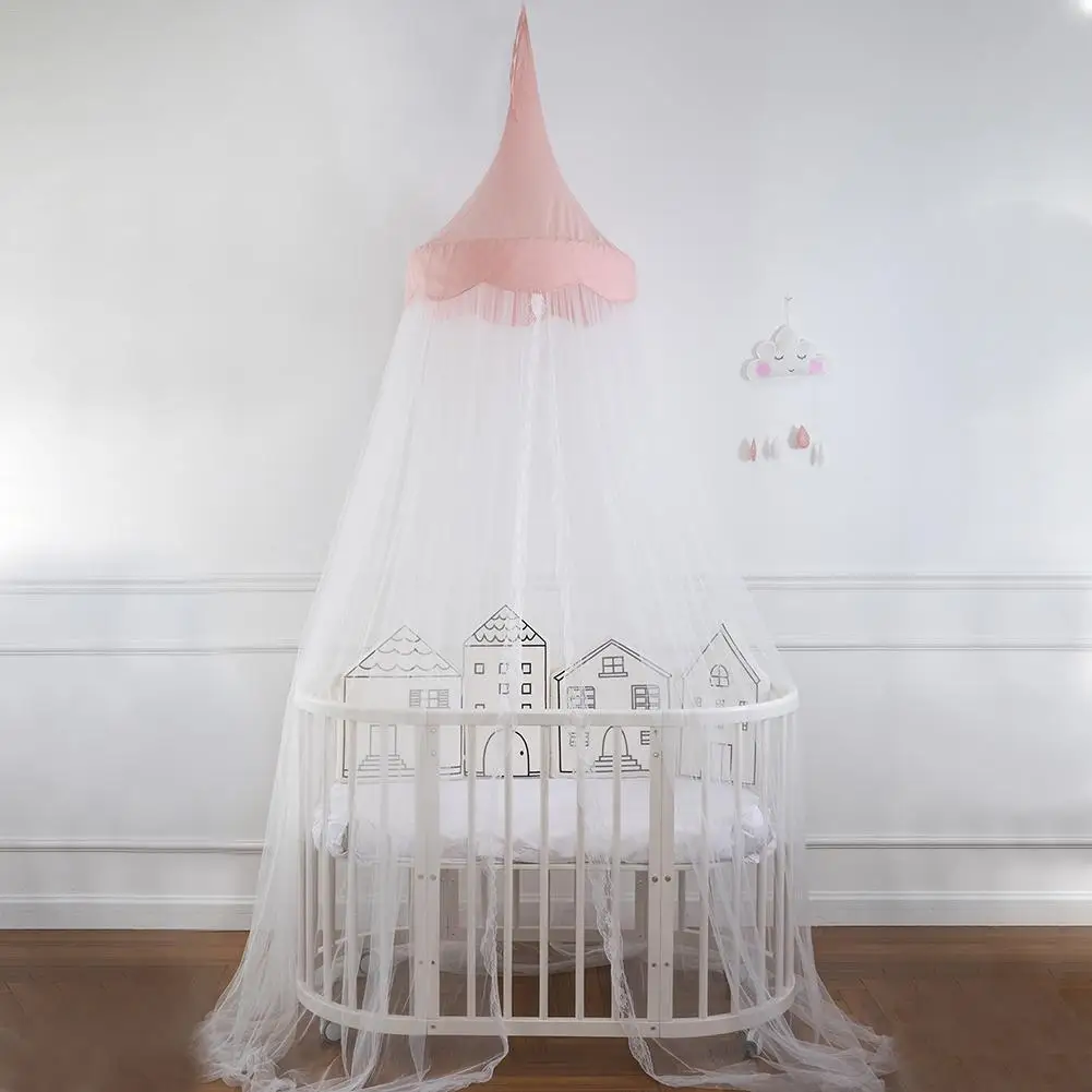 Прямая детские номер навес с подвесная москитная сетка навес от насекомых для детей платье для малышей, девочек