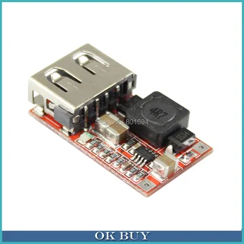 

Low Ripple DC-DC Buck Converter 6-24V 12V Step-down to 5V 3A USB Charger Small Size Power Supply Module For IPhone Android etc