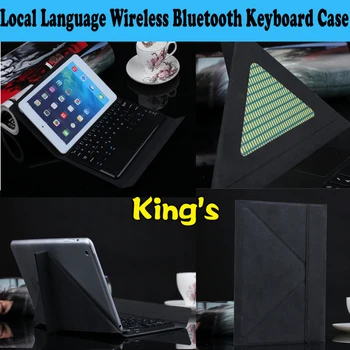 

Universal Wireless Bluetooth Local Language Keyboard Protective Case For Samsung Galaxy Tab A2 S T380 8" Tablet PC And 4 Gifts