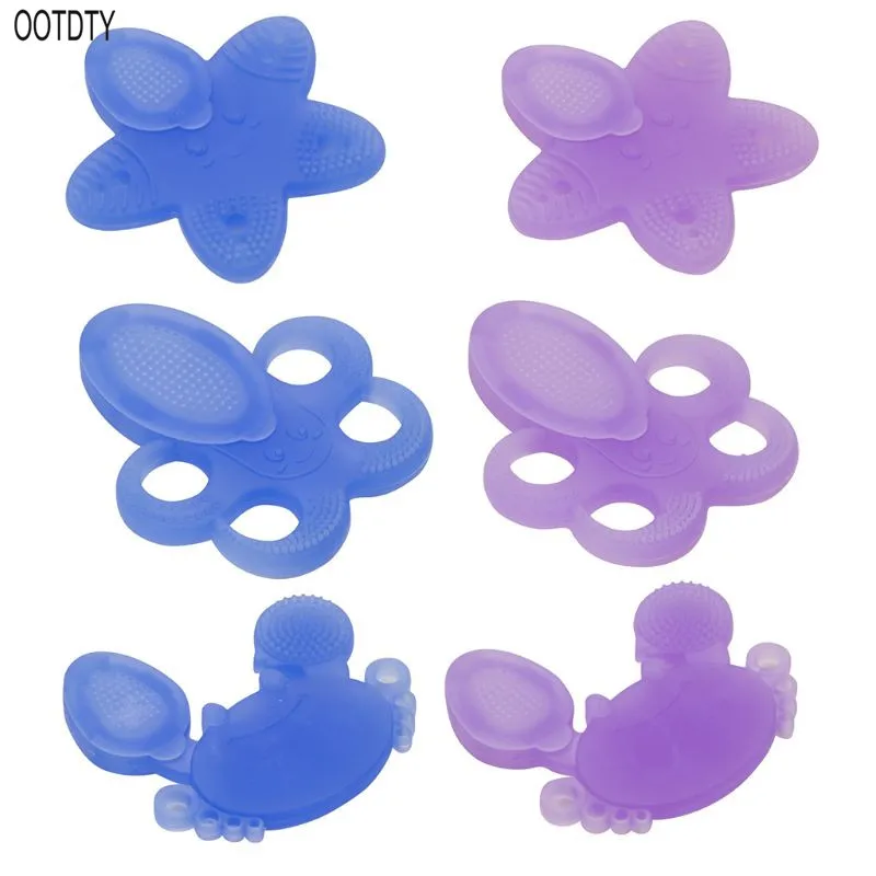 

Soft Silicone Cartoon Animals Toddler Molar Teeth Pain Relief Tool Kids Teether Educational Toy Baby Shower Gift