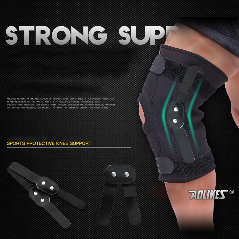 

Adjustable Sports Training Elastic Knee Pad Support Patella Guards Gym Protector Hiking Cycling professional protective Kneepad